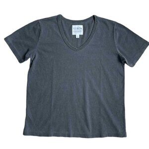 Le Bon Shoppe Vintage La Vie Tee (Organic Cotton), Black